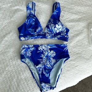 Cupshe blue bikini set